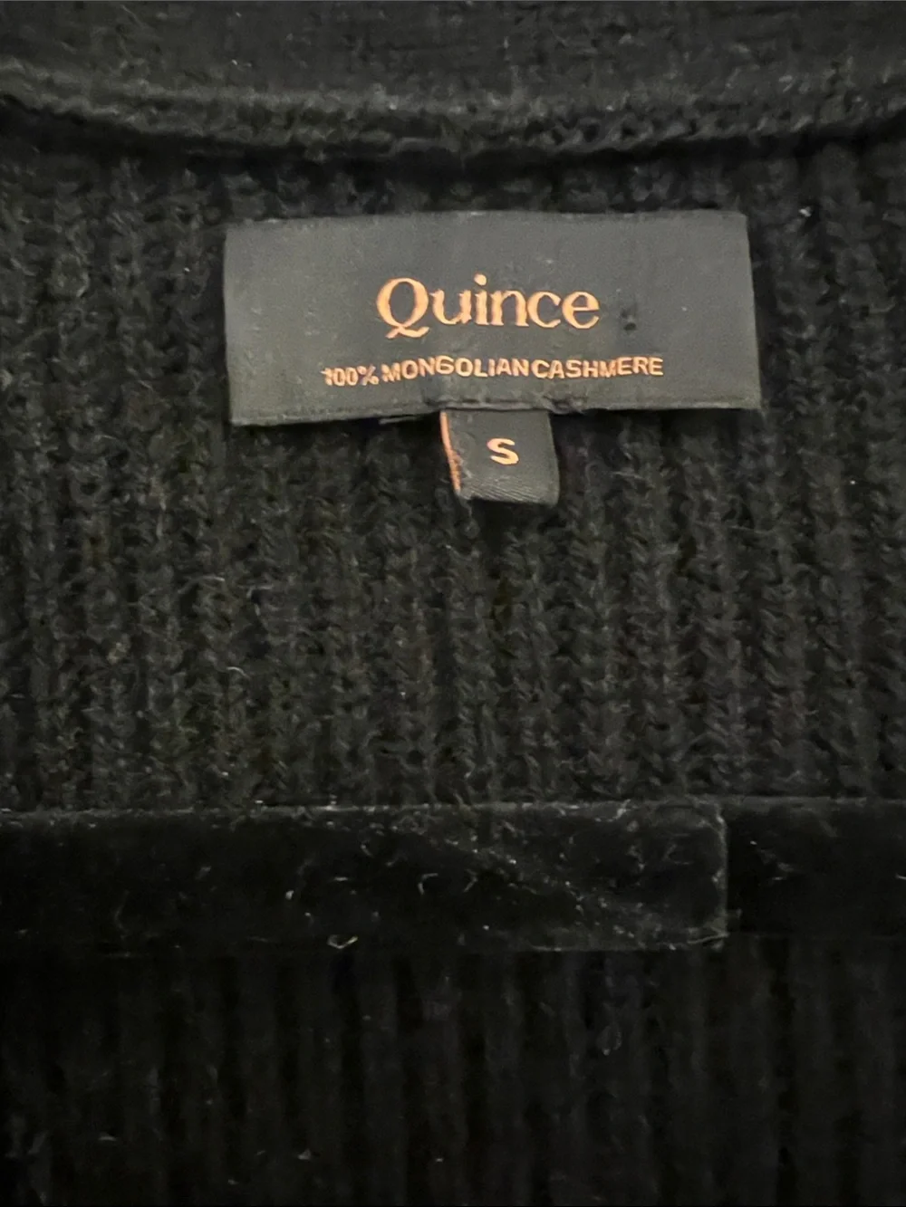 Quince Mongolian Cashmere Oversized Boyfriend Cardigan Sweater, size small